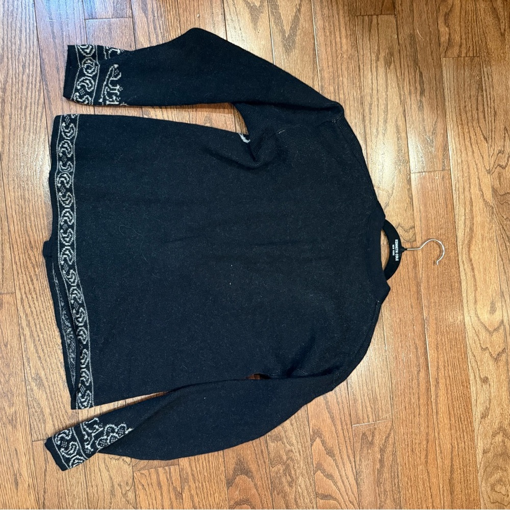 Pendleton Black And White Patterned Cardigan - image 5